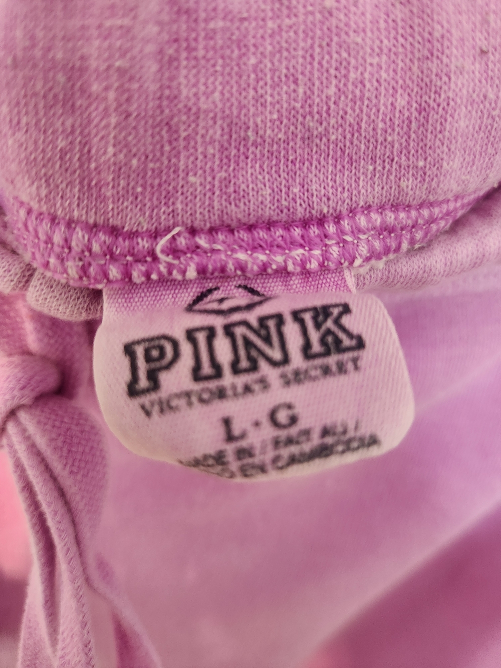 PINK Victoria's Secret Lavender Y2K Wide Leg Sweatpants, Womens, Oversized Large - Picture 5 of 7